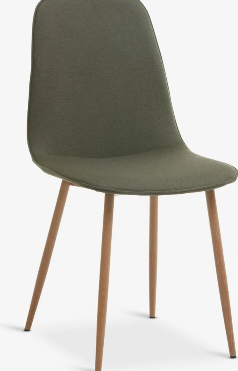 Eetkamerstoel BISTRUP olijf/eiken