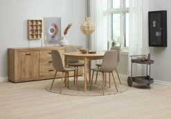 Eetkamerstoel BISTRUP zand/eiken