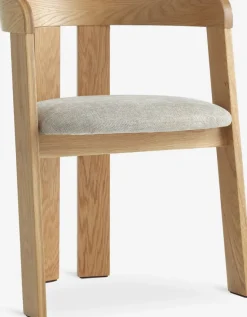 Eetkamerstoel BOVRUP eiken/beige stof