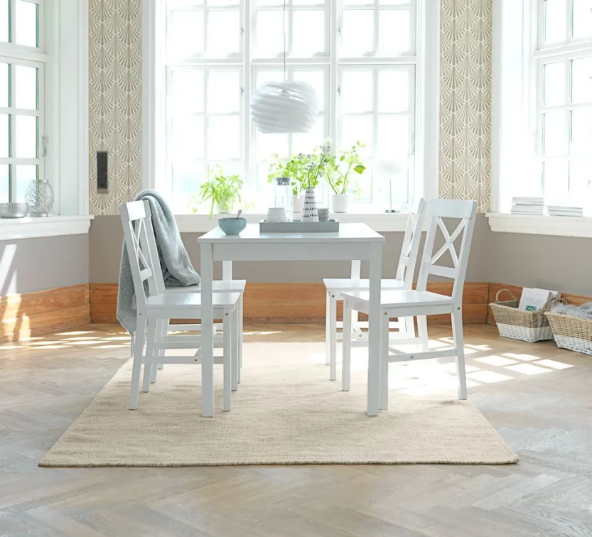 Eetkamerstoel EJBY wit