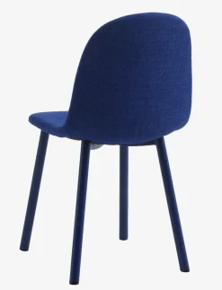 Eetkamerstoel EJSTRUP blauwe stof