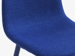 Eetkamerstoel EJSTRUP blauwe stof