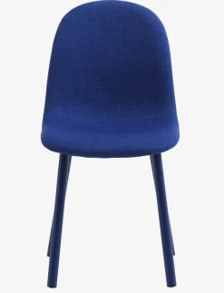 Eetkamerstoel EJSTRUP blauwe stof