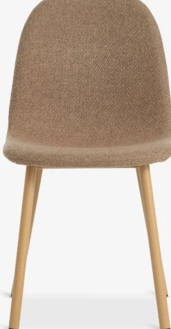 Eetkamerstoel EJSTRUP donkerzand/eiken kleur