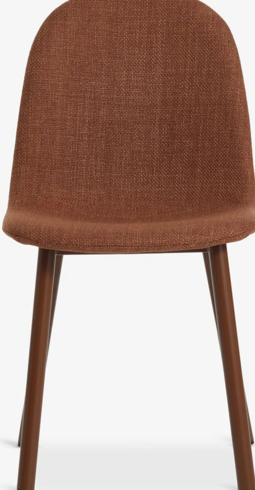 Eetkamerstoel EJSTRUP terracotta stof