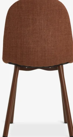 Eetkamerstoel EJSTRUP terracotta stof