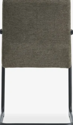 Eetkamerstoel ESPE olijf/zwart