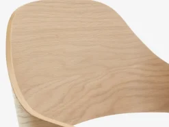 Eetkamerstoel HVIDOVRE licht eiken/licht grijze stof