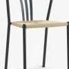Eetkamerstoel JYDERUP zwart/naturel