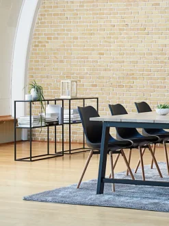 Eetkamerstoel KASTRUP zwart/eiken