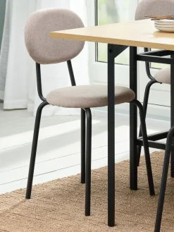 Eetkamerstoel MALT zand/zwart