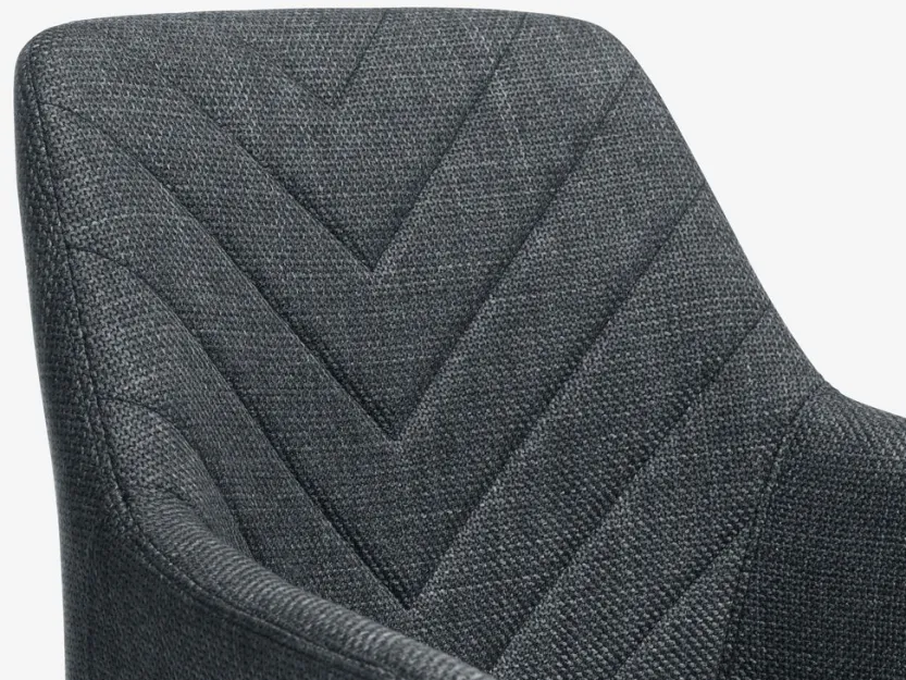 Eetkamerstoel PURHUS grijs/zwart