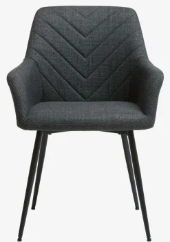 Eetkamerstoel PURHUS grijs/zwart