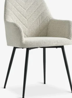 Eetkamerstoel PURHUS off white/zwart