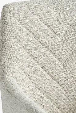 Eetkamerstoel PURHUS off white/zwart