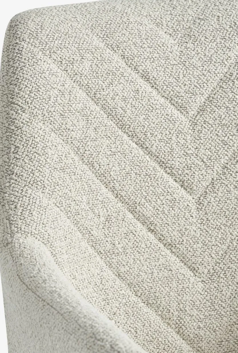 Eetkamerstoel PURHUS off white/zwart