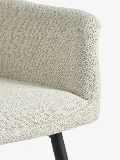 Eetkamerstoel PURHUS off white/zwart