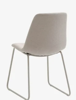 Eetkamerstoel SEJLSTRUP lichtroze stof