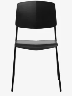 Eetkamerstoel STABY stapelbaar zwart