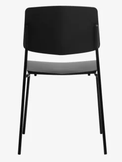 Eetkamerstoel STABY stapelbaar zwart