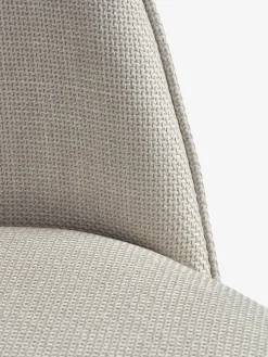 Eetkamerstoel THORUP beige stof/eiken kleur