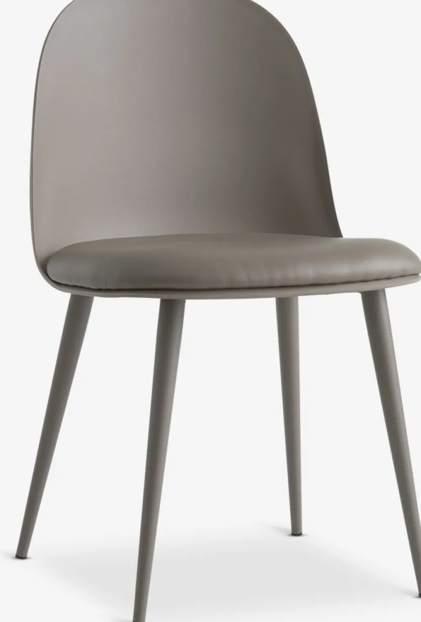 Eetkamerstoel ULDAL bruin kunstleer