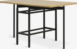 Eettafel FOLDINGBRO 75x38/84/130 eiken kleur