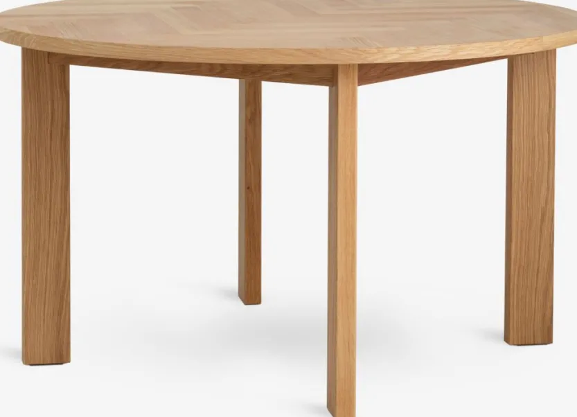Eettafel HARESKOV Ø129 eiken