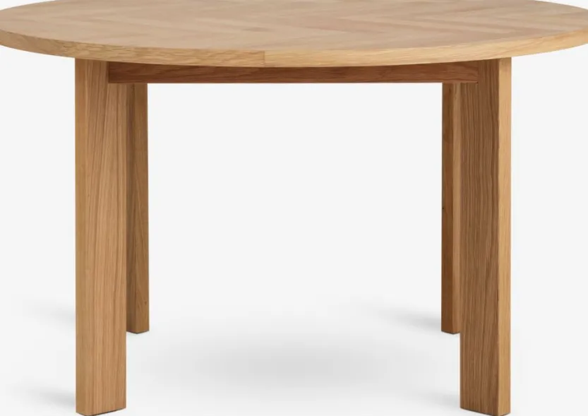 Eettafel HARESKOV Ø129 eiken