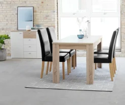 Eettafel HASLUND 80x160 eiken