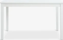 Eettafel KIRKEBY 80x130/220 wit
