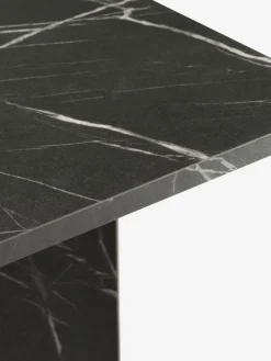 Eettafel KRONDAL 90x180 marmer zwart