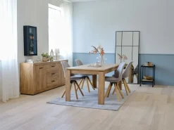 Eettafel LINTRUP 90x190/280 eiken