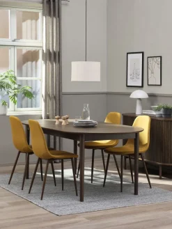 Eettafel MARSTRAND 100x200/280 donker eiken