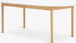 Eettafel MARSTRAND 100x200/280 wit/naturel