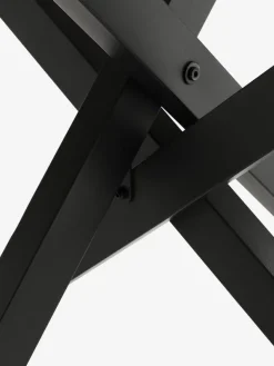 Eettafel NORTOFT Ø120 eiken kleur/zwart