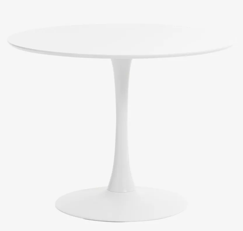 Eettafel RINGSTED Ø100 wit