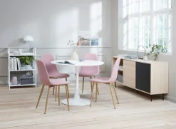 Eettafel RINGSTED Ø100 wit