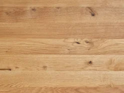 Eettafel ROSLEV 95×200 naturel eiken/zwart