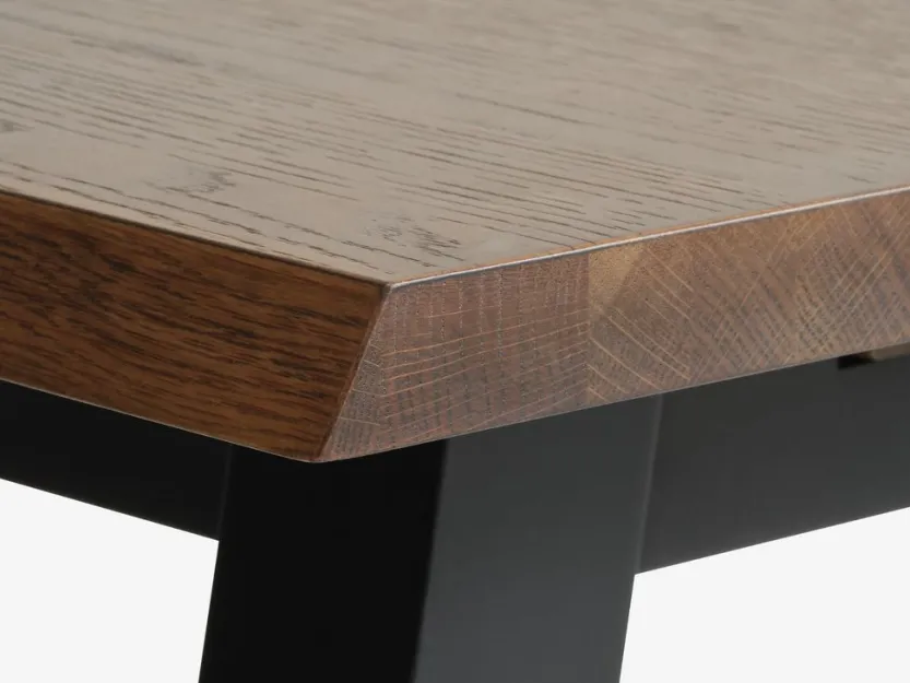 Eettafel SKOVLUNDE 90x200 donker eiken
