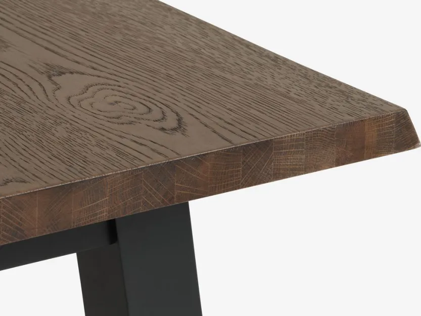 Eettafel SKOVLUNDE 90x160 donker eiken