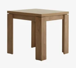 Eettafel VEDDE 80x80/160 wild eiken kleur