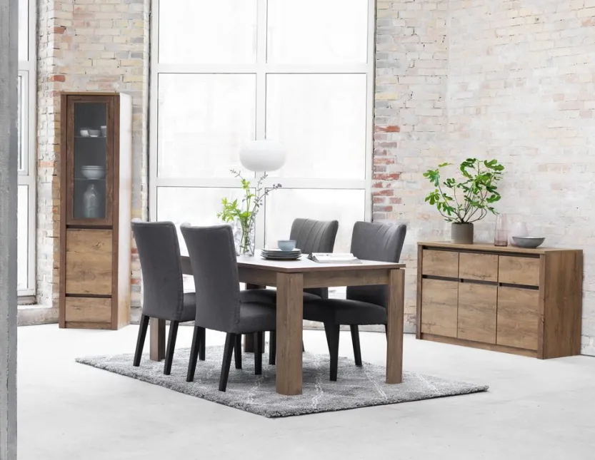 Eettafel VEDDE 90x160 wild eiken kleur