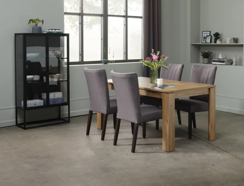 Eettafel VEDDE 90x160 wild eiken kleur