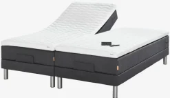 Elektrisch bed 90x200 GOLD E40 latex grijs-40