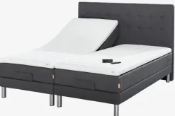 Elektrisch bed 90x200 GOLD E40 latex grijs-40