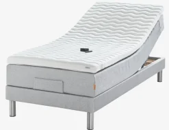 Elektrisch bed 90x200 GOLD E40 latex grijs-27