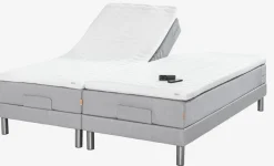 Elektrisch bed 90x200 GOLD E40 latex grijs-27