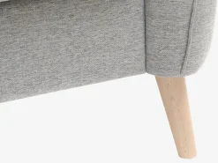 Fauteuil AARHUS lichtgrijze stof