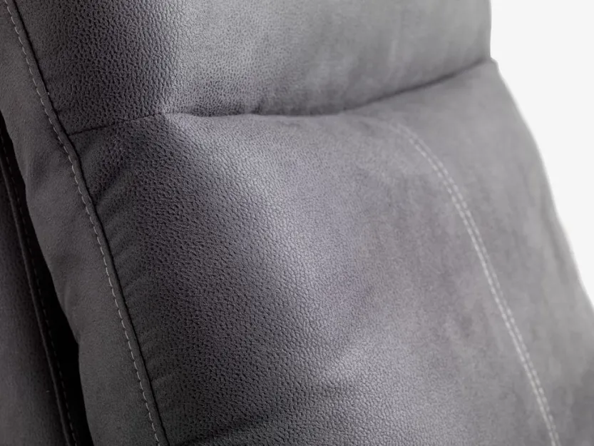 Fauteuil ABILDSKOV elektrisch grijze stof